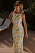 Amalfi Coast Mizie Open Back Maxi Dress